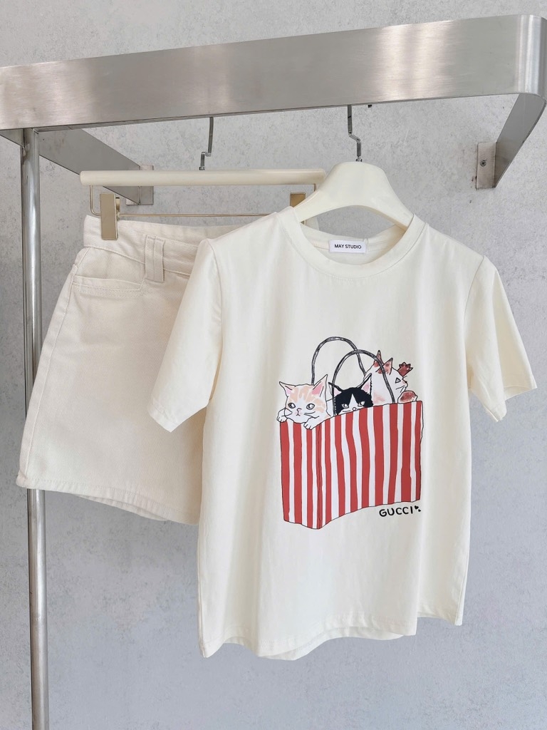 SET MÈO BẮP RANG BƠ MIX SOOC NỮ