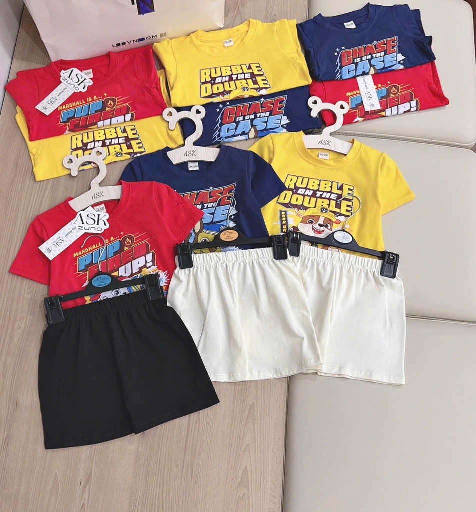 SET 3 BỘ CHÚ CHÓ CỨU HỘ BÉ TRAI