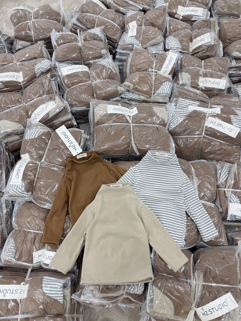 SET 3 ÁO GIỮ NHỆT DÀI TAY BÉ TRAI BÉ GÁI