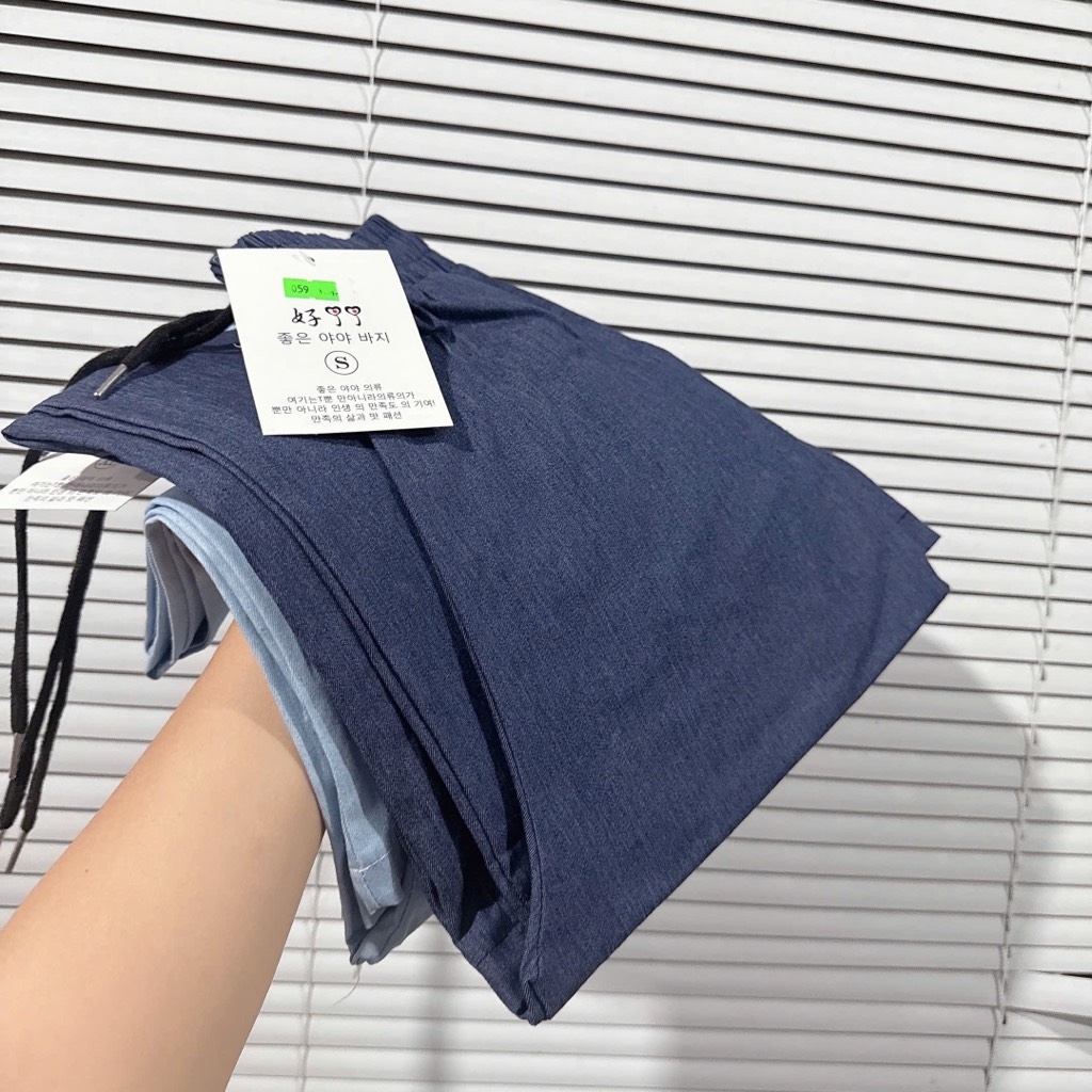 QUẦN BÒ GIẤY ỐNG SUÔNG 2 MÀU NỮ