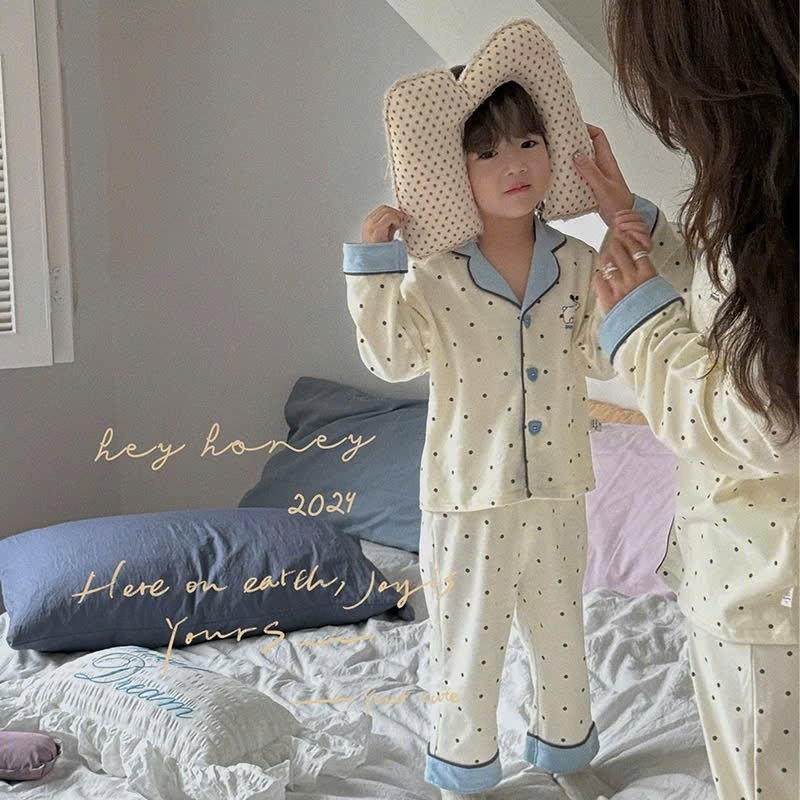 SET 2 BỘ ĐŨI DÀI PIZAMA 2 MÀU BÉ TRAI BÉ GÁI