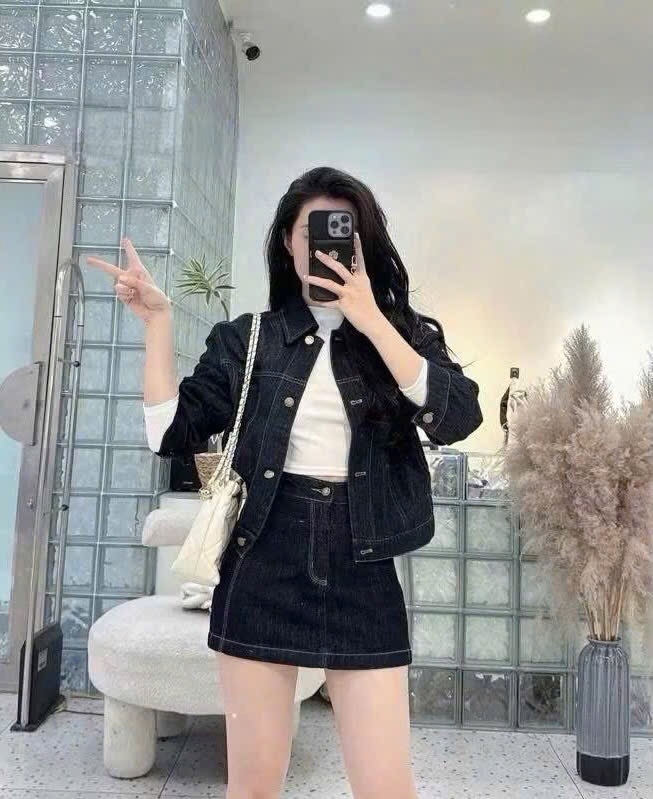 ÁO KHOÁC JEAN NỮ ĐẬM CHUẨN HÀN THU ĐÔNG