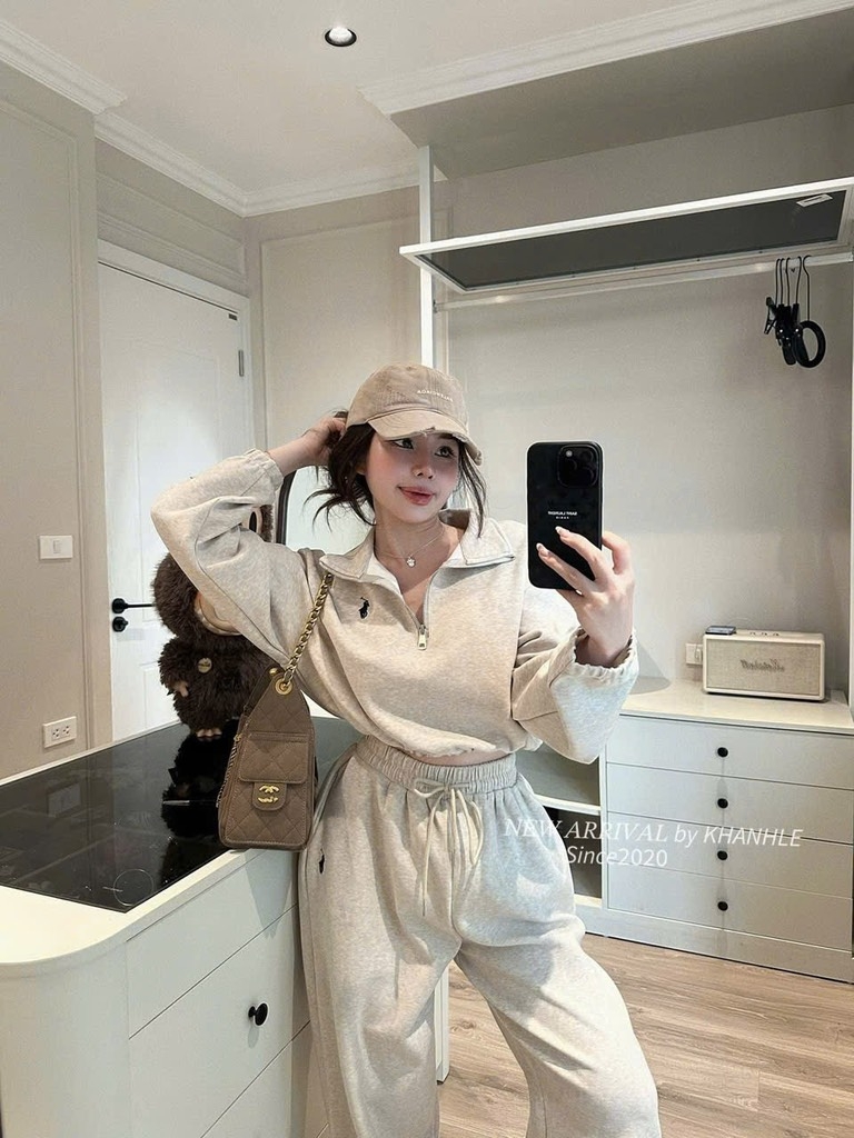 SET BỘ DÀI NỈ THÊU NGỰA 3 MÀU NỮ THU ĐÔNG