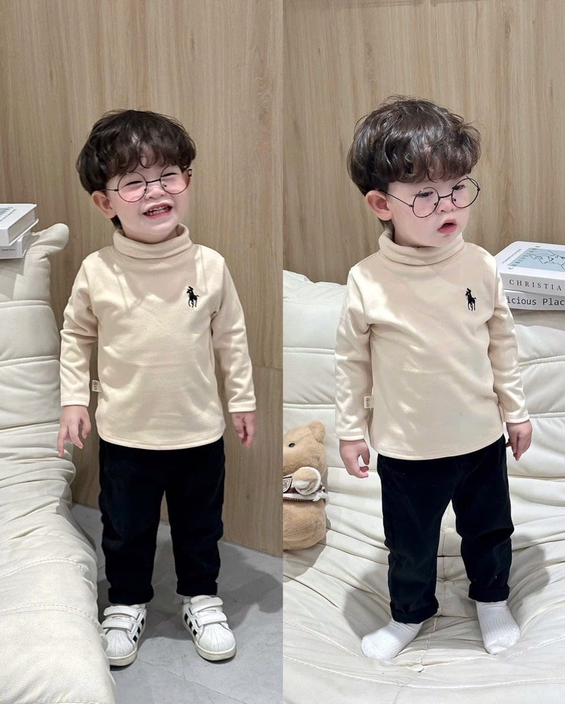 SET 4 ÁO ZIP LÔNG BÉ TRAI