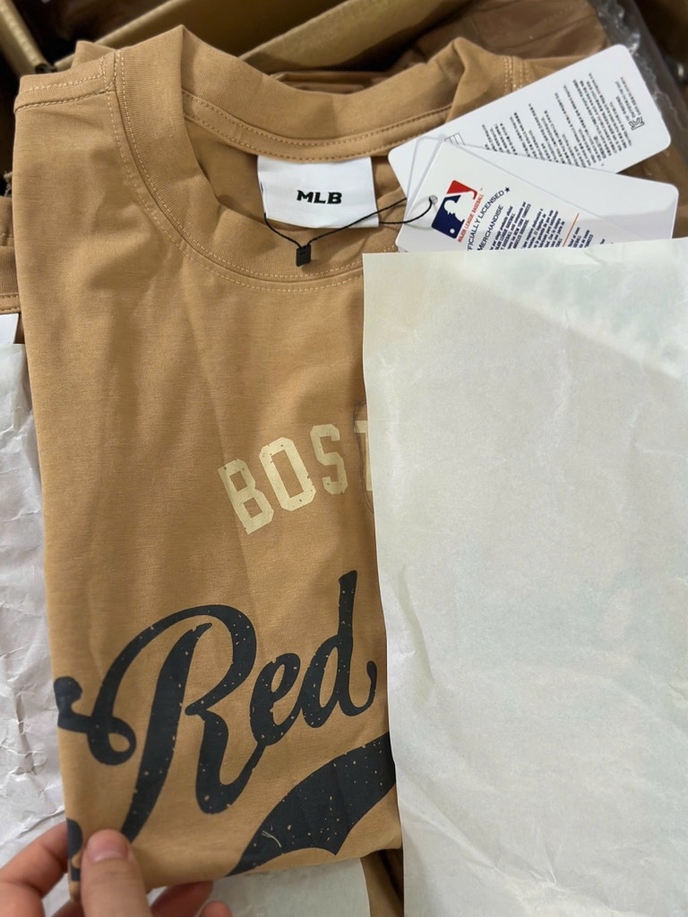 ÁO COTTON M-L.B CHÍNH HÃNG NÂU NỮ