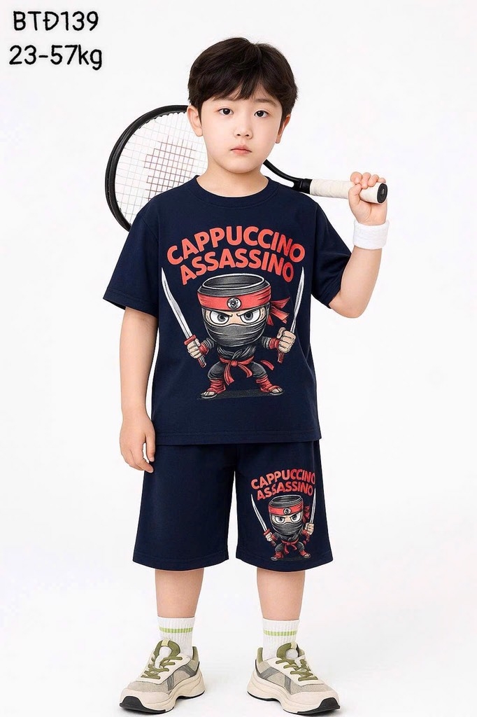 SET BỘ SIZE ĐẠI TUNG TUNG SAHUR CAPUCHINO BÉ TRAI