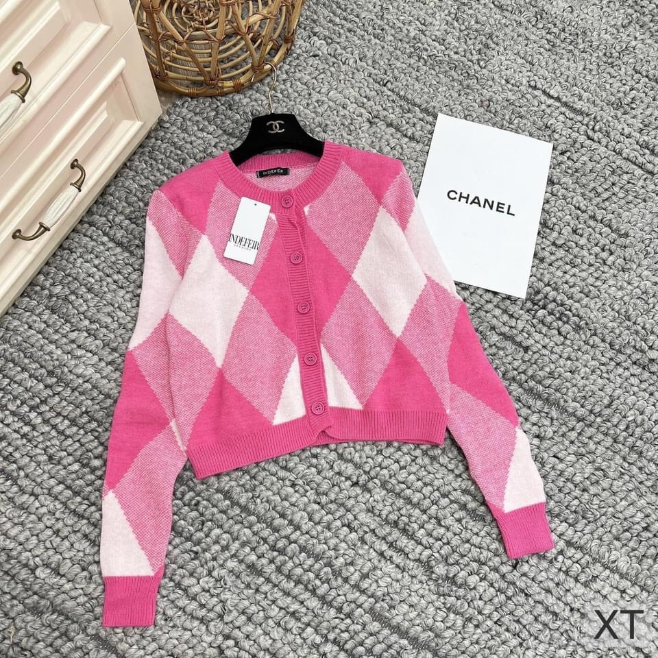 ÁO LEN CARDIGAN TRÁM HỒNG - BE - ĐEN ( XẢ 79k)