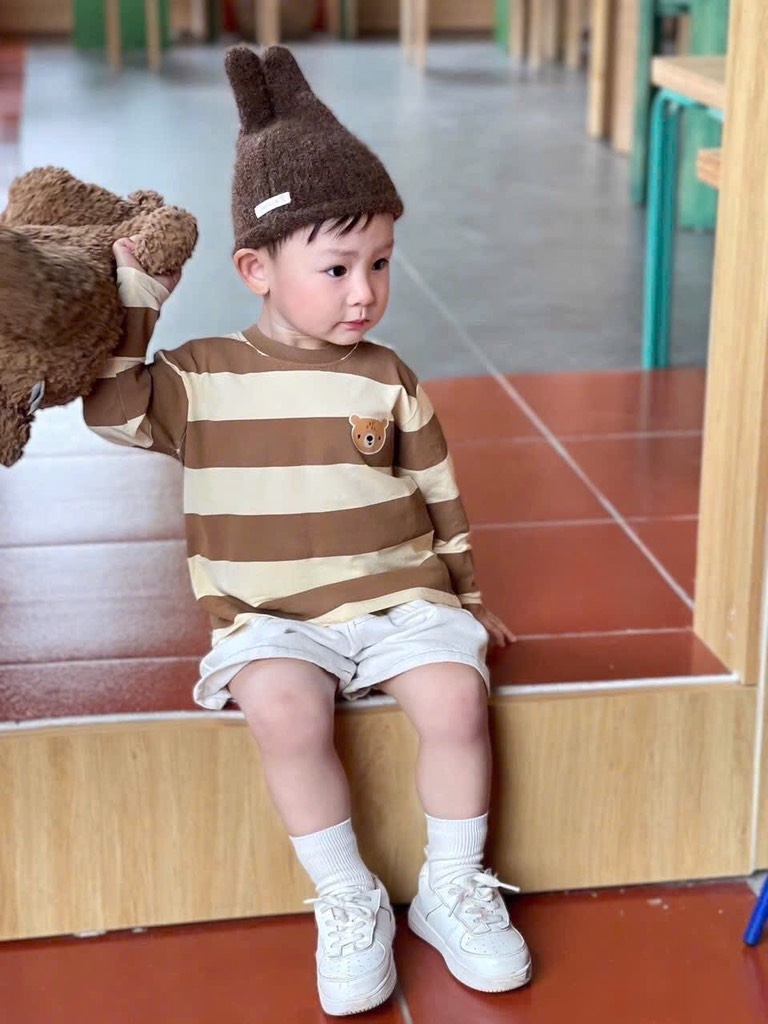 SET 3 ÁO DÀI TAY TONE BE HÀN XẺNG BÉ TRAI