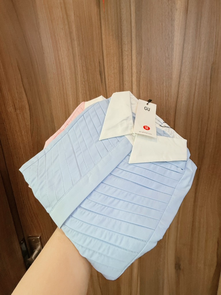 ÁO SƠ MI LI XẾP CHÉO MIXX CAVAT RỜI NỮ SẴN