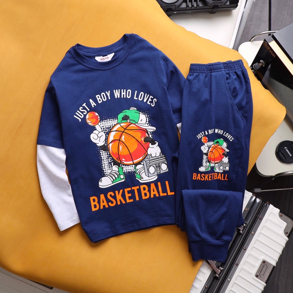 SET BỘ DÀI TAY SIZE ĐẠI 6 MÀU BÉ TRAI