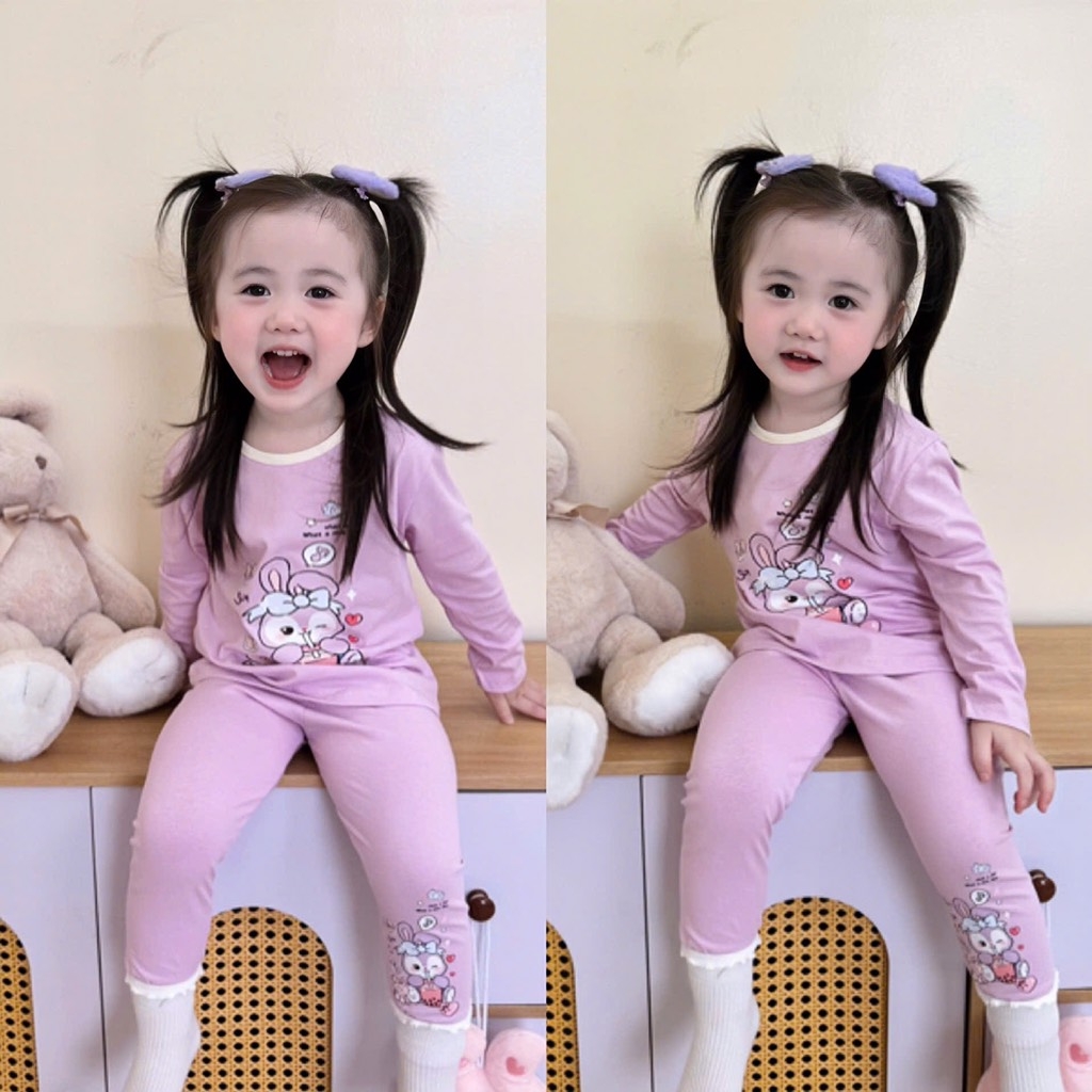 SET 3 BỘ DÀI STELLA LU TONE BE TÍM BÉ GÁI