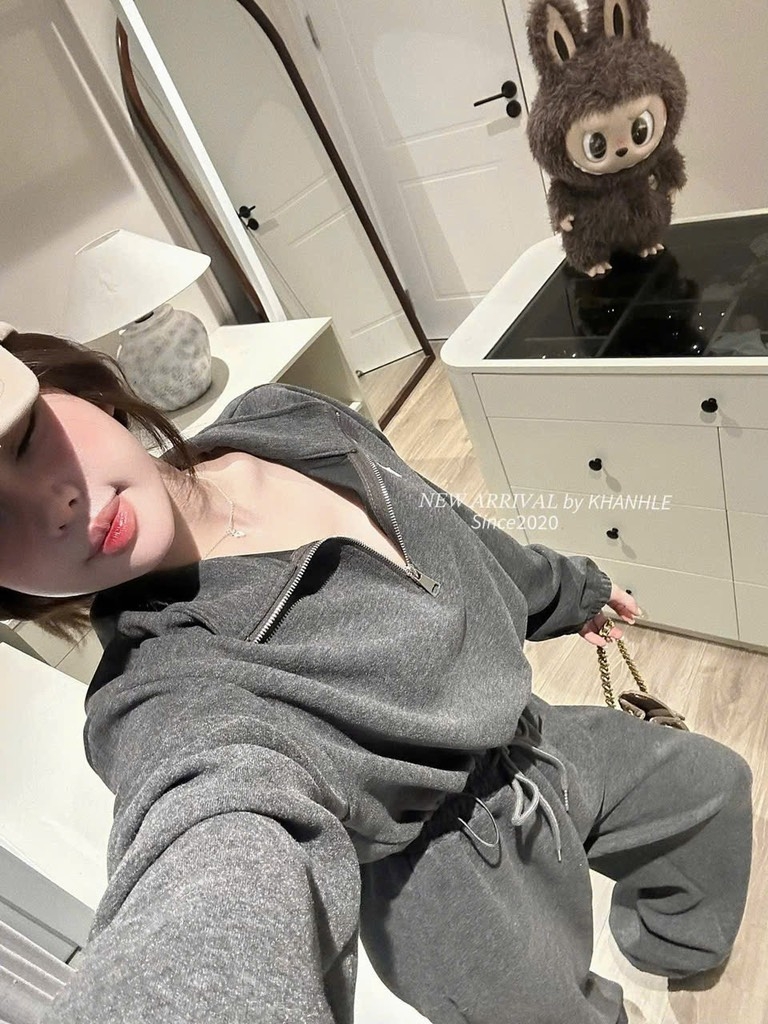 SET BỘ DÀI NỈ THÊU NGỰA 3 MÀU NỮ THU ĐÔNG