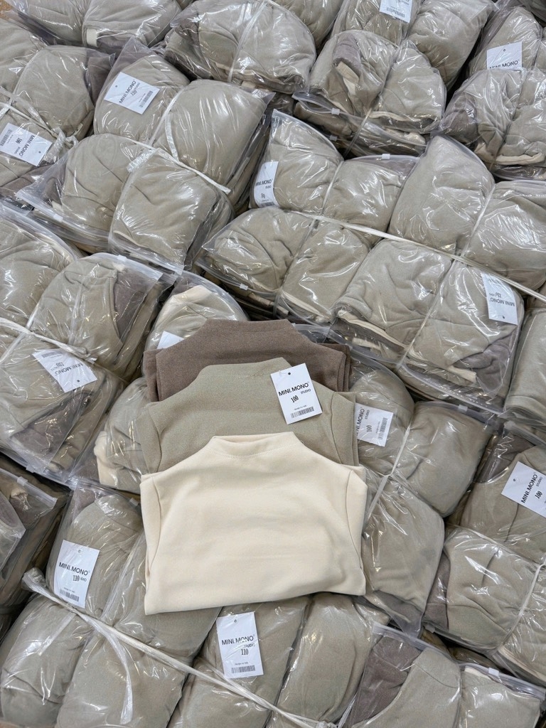 COMBO 3 ÁO PEE DÀI TAY BÉ GÁI BÉ TRAI SẴN (sale 89k)