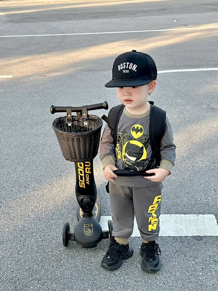 SET 2 BỘ DÀI BATMAN RÊU GHI BÉ TRAI