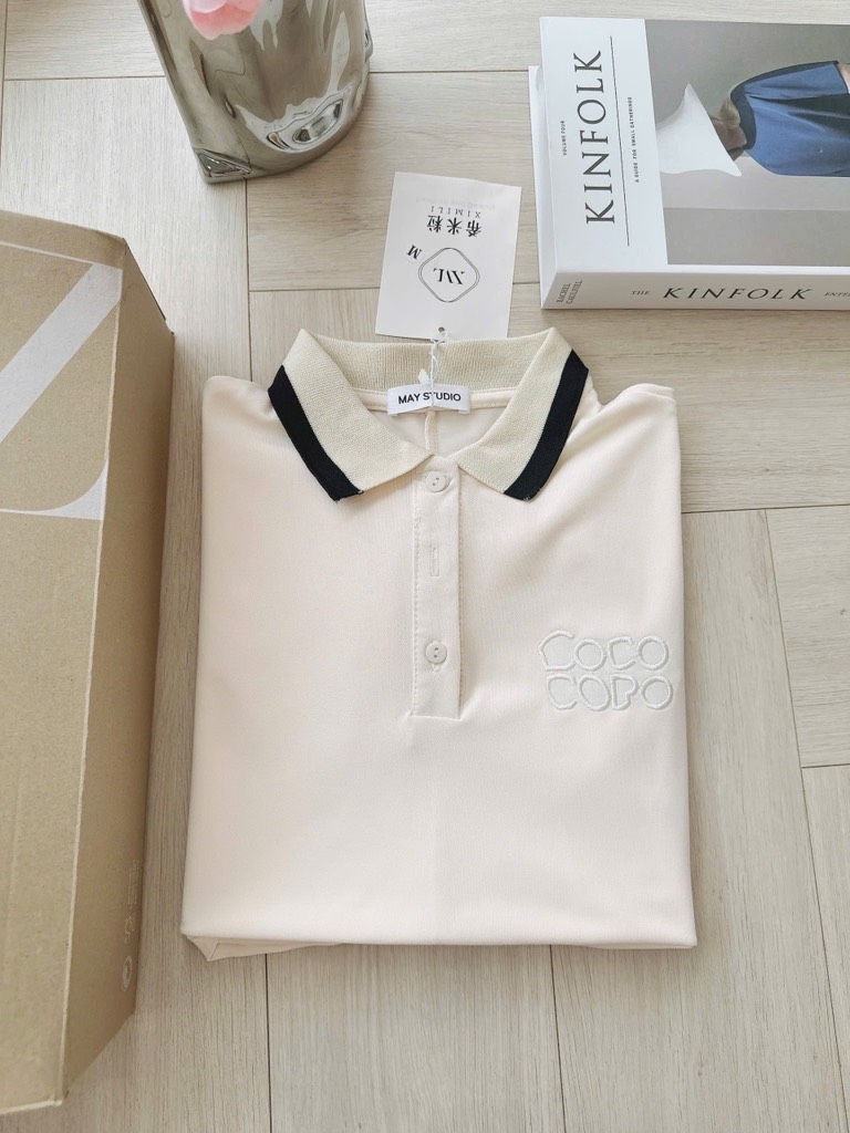 VÁY POLO SUÔNG 2 MÀU BASIC NỮ SẴN (SALE 79k)
