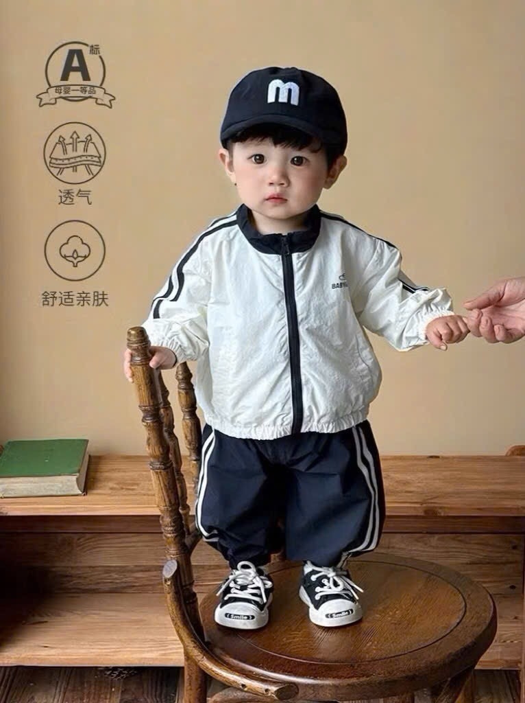 SET 3 QUẦN NỈ GIÓ DÀI BO GẤU THÊU NGỰA BÉ TRAI