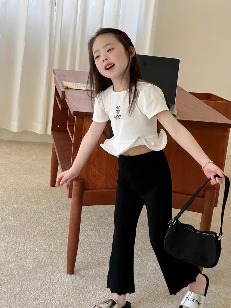 SET 3 QUẦN TĂM LOE DÀI TONE BE HỒNG ĐEN BÉ GÁI