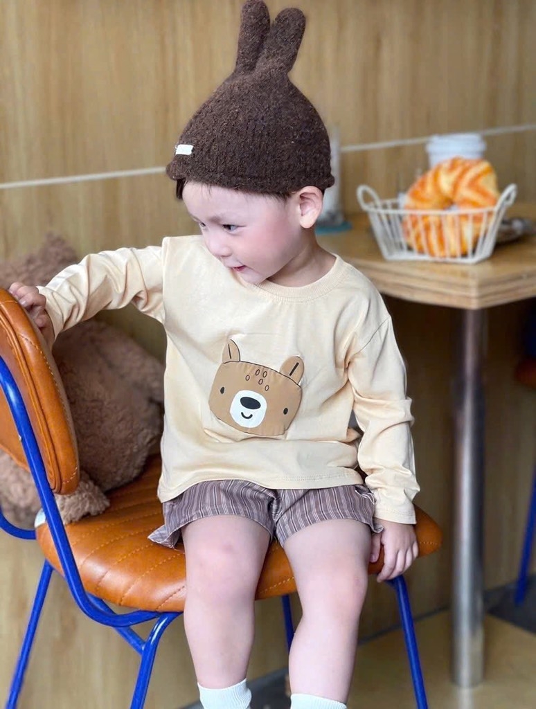 SET 3 ÁO DÀI TAY TONE BE HÀN XẺNG BÉ TRAI