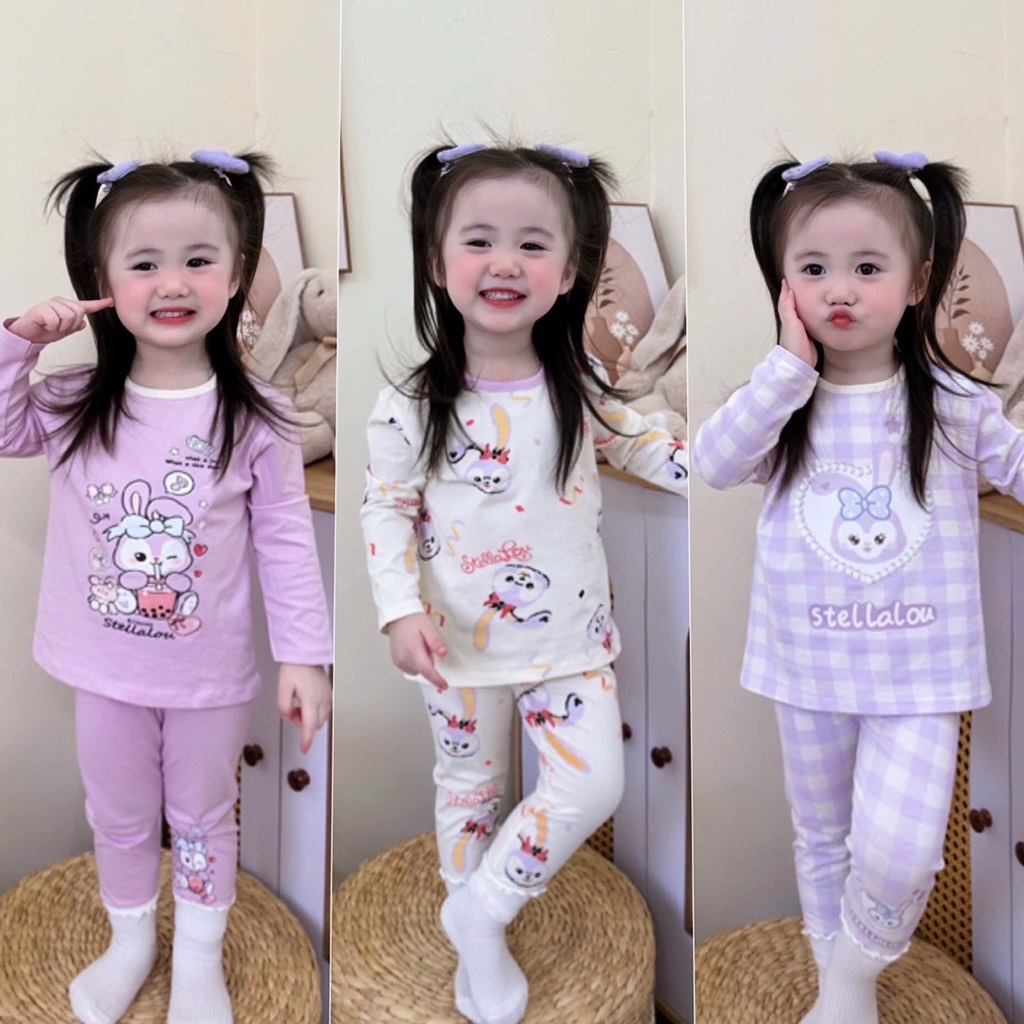 SET 3 BỘ DÀI STELLA LU TONE BE TÍM BÉ GÁI