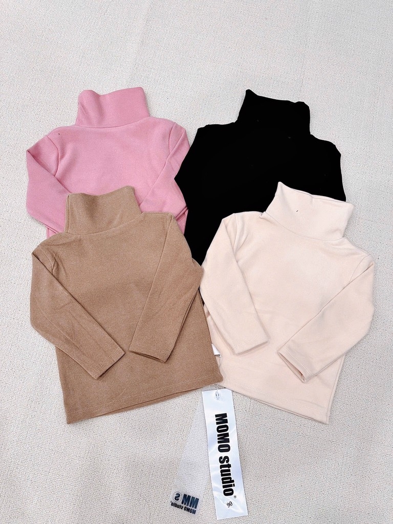 SET 2 ÁO CỔ LỌ DÀI TAY CHO BÉ(XẢ 75k)
