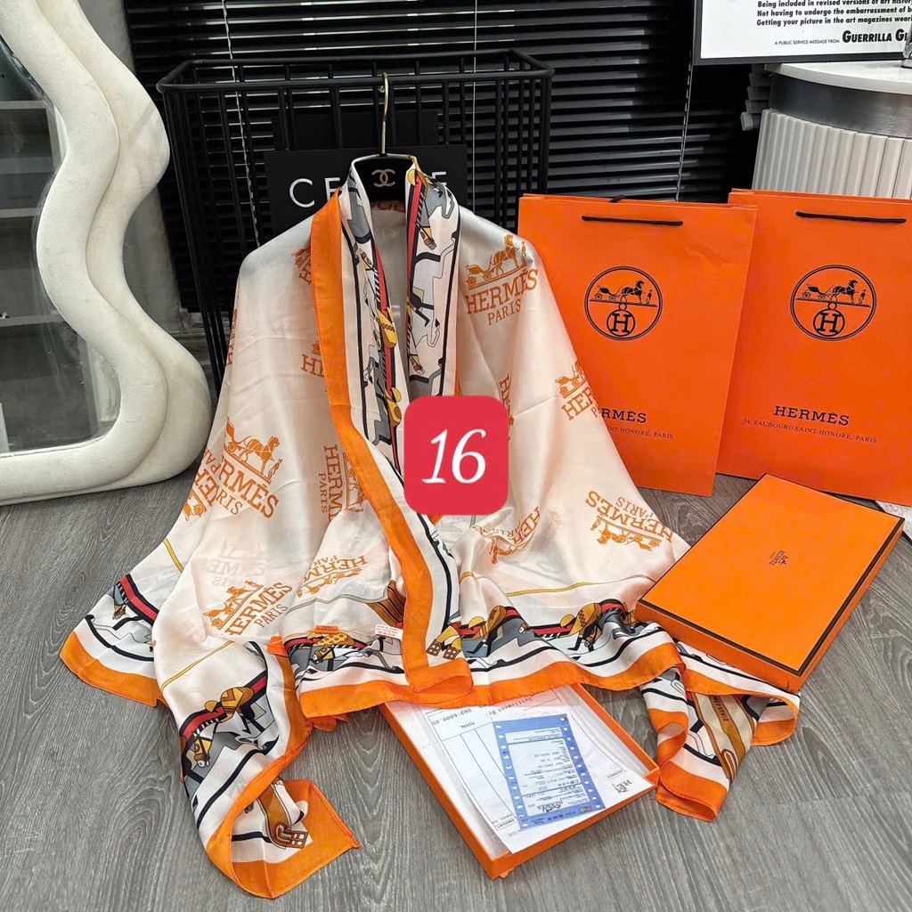 KHĂN LỤA TẶNG QUÀ 20/11 FULL BOX+ TÚI GIẤY+ BILL