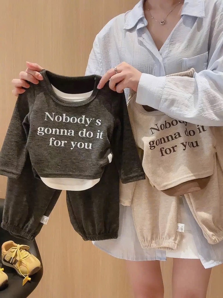 SET 2 BỘ DÀI NOBODY BE XÁM BÉ GÁI