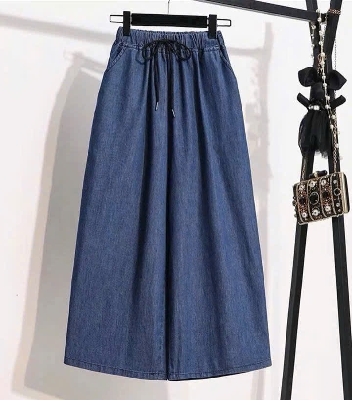 QUẦN BÒ GIẤY ỐNG SUÔNG 2 MÀU NỮ