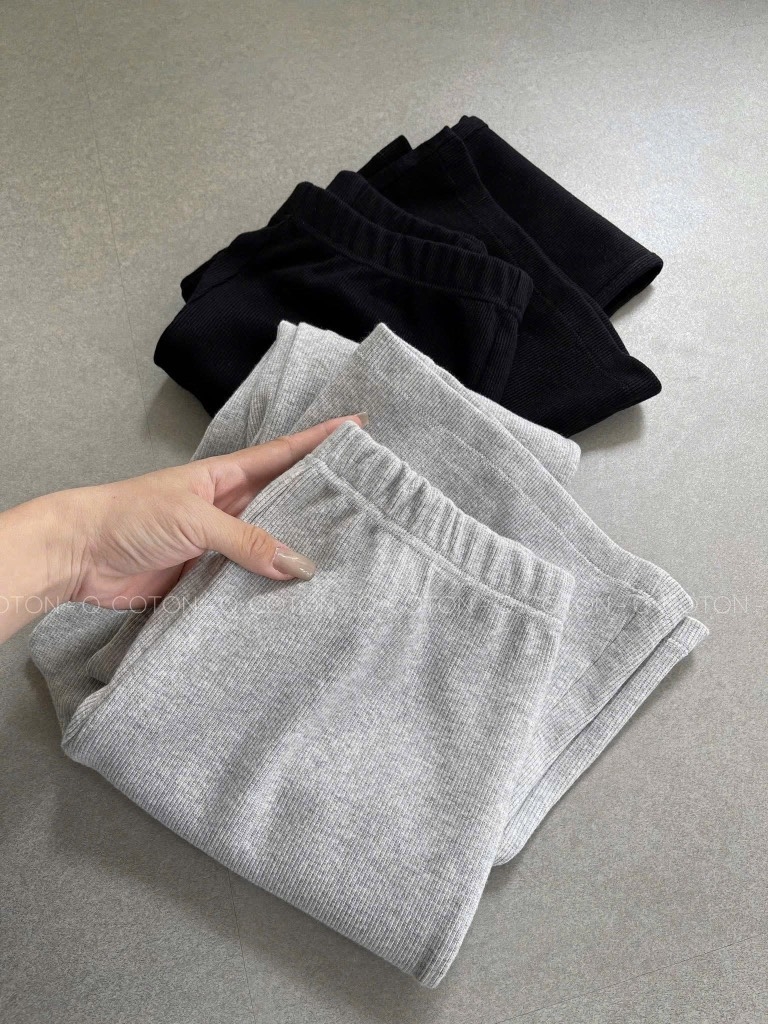 QUẦN LOE THUN GÂN TĂM NỮ SẴN