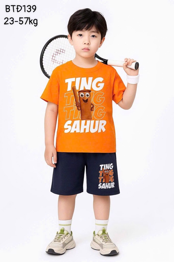 SET BỘ SIZE ĐẠI TUNG TUNG SAHUR CAPUCHINO BÉ TRAI