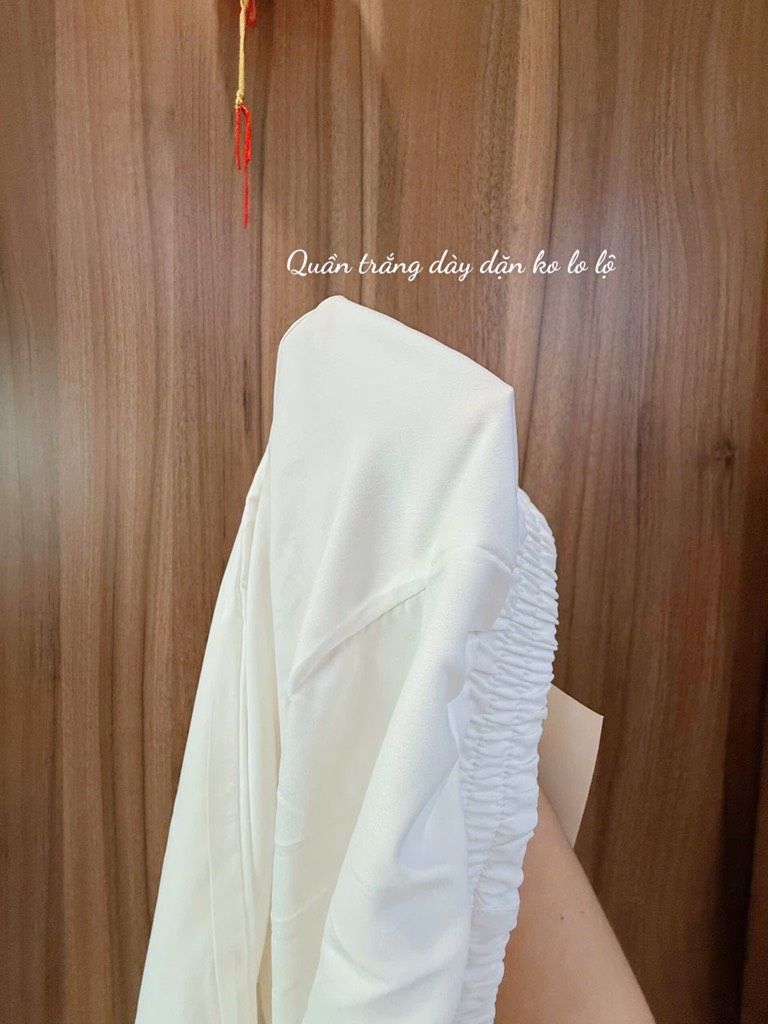 SET BỘ ÁO TƠ LI PHỐI CỔ REN HAI LỚP MIX QUẦN BAGGY NỮ