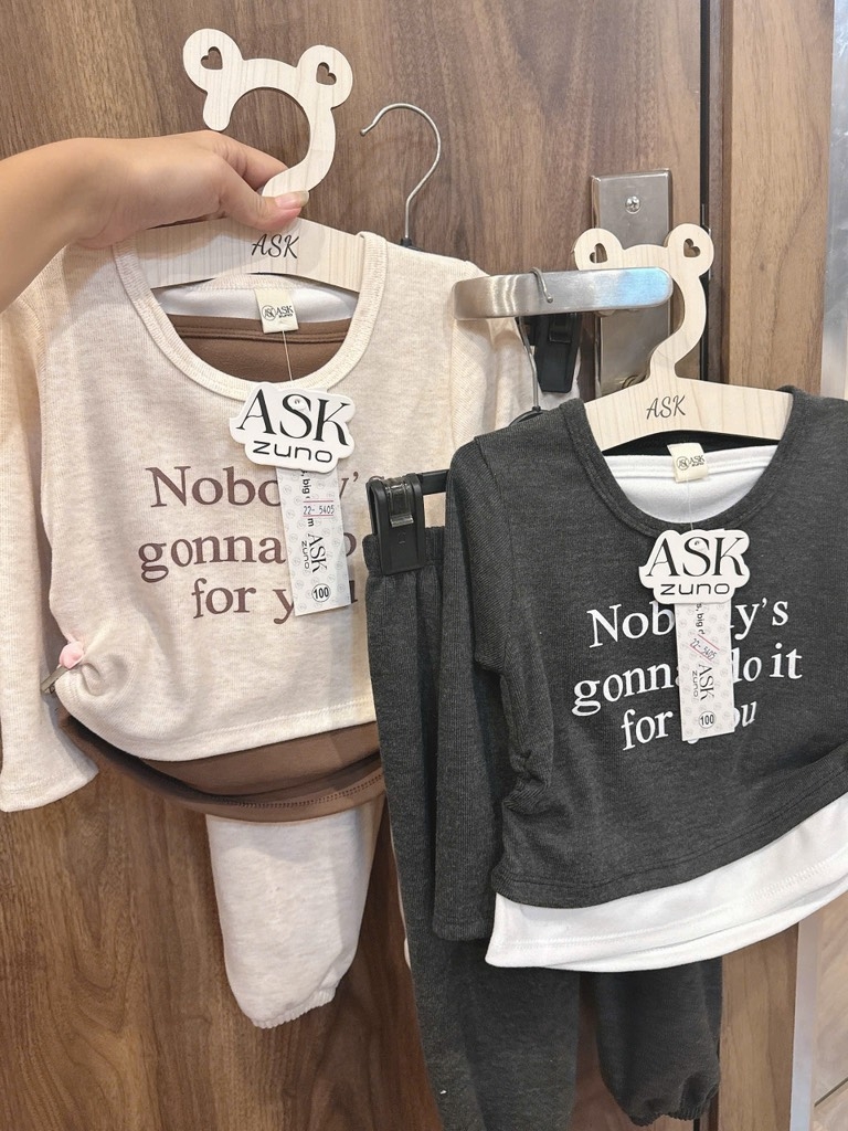 SET 2 BỘ DÀI NOBODY BE XÁM BÉ GÁI