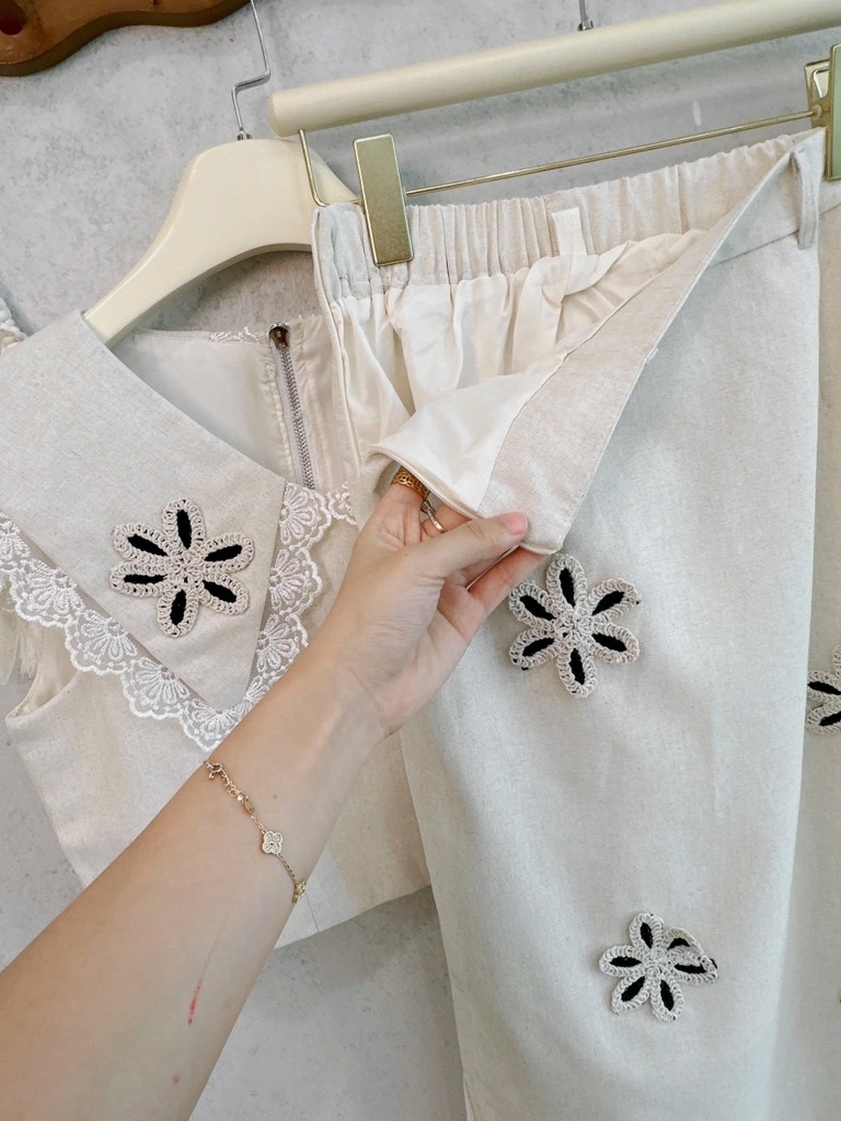 SET LIEN PHỐI REN 2 LỚP NỮ