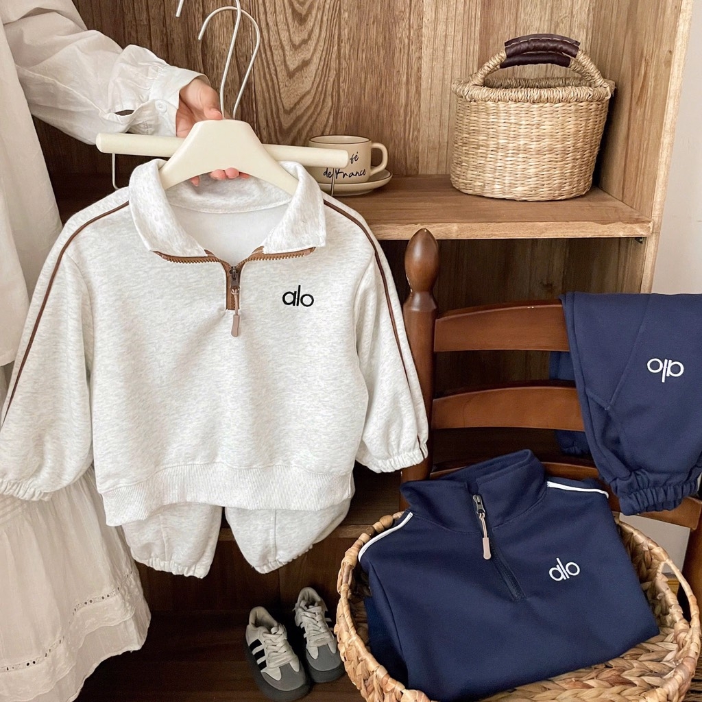 BỘ NỈ DÀI ALO 2 MÀU BÉ TRAI