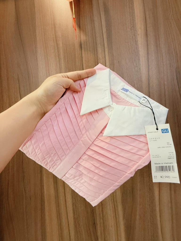 ÁO SƠ MI LI XẾP CHÉO MIXX CAVAT RỜI NỮ SẴN