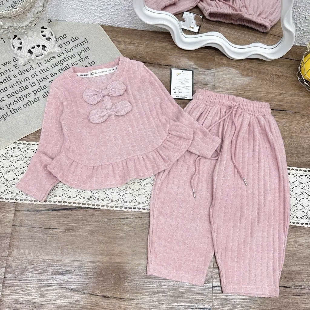 BỘ LEN DÀI CỔ NƠ ĐÁNG YÊU BÉ GÁI