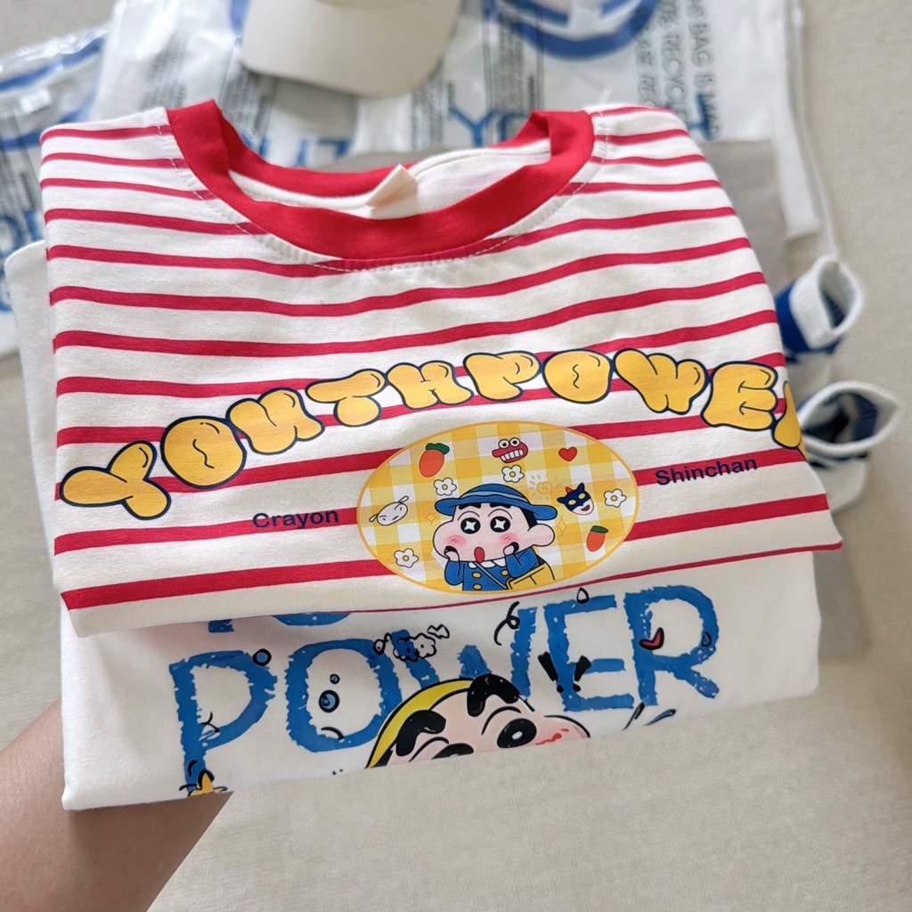SET 2 BỘ VIỀN XANH ĐỎ KẺ YOUNG POWER BÉ TRAI GÁI