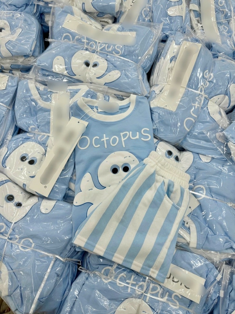 SET SN BẠCH TUỘC XANH KẺ BÉ TRAI