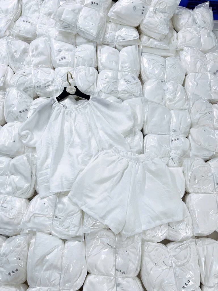 SET BỘ CỘC BABYDOLL ĐŨI TRẮNG NỮ