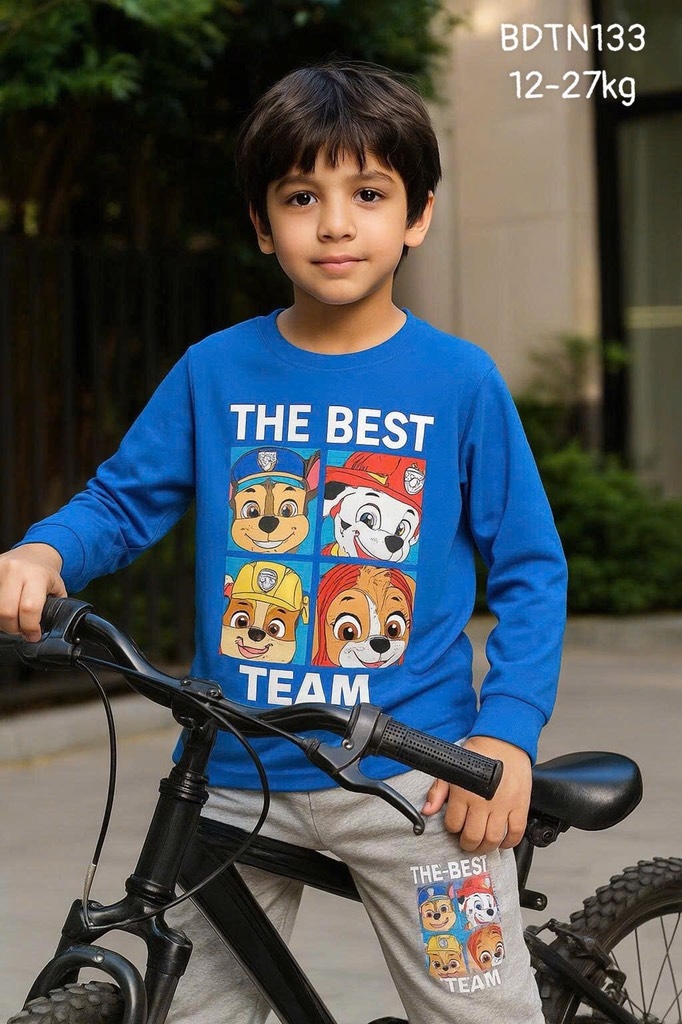 BỘ DÀI THUN COTTON XUẤT DƯ BÉ TRAI