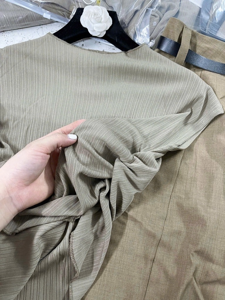 SET ÁO NÂU CHÂN VÁY NÂU NỮ