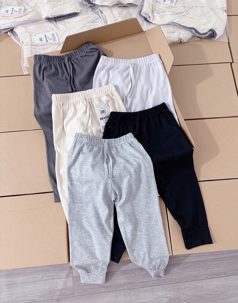 SET 5 QUẦN COTTON TONE GHI SÁNG CHO BÉ TRAI (SALE 99k)