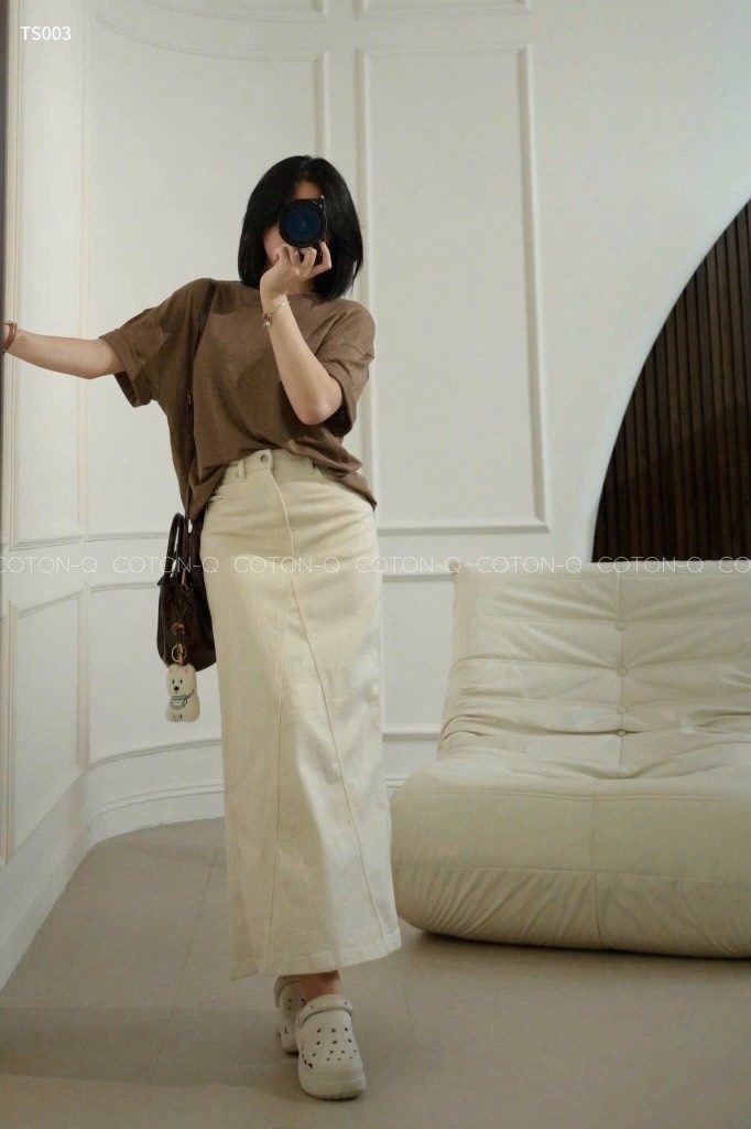 CHÂN VÁY JEAN NỮ TRẮNG DÁNG DÀI (LOAD LẠI GIÁ)