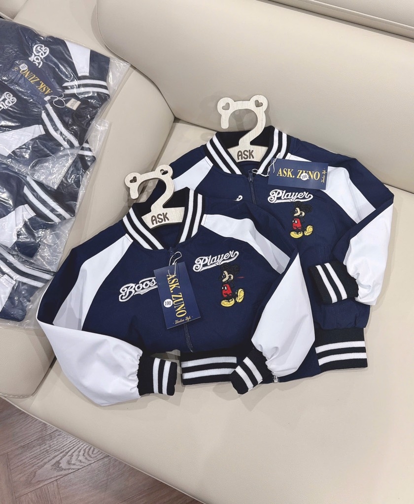 ÁO KHOÁC BOMBER MICKEY BÉ TRAI