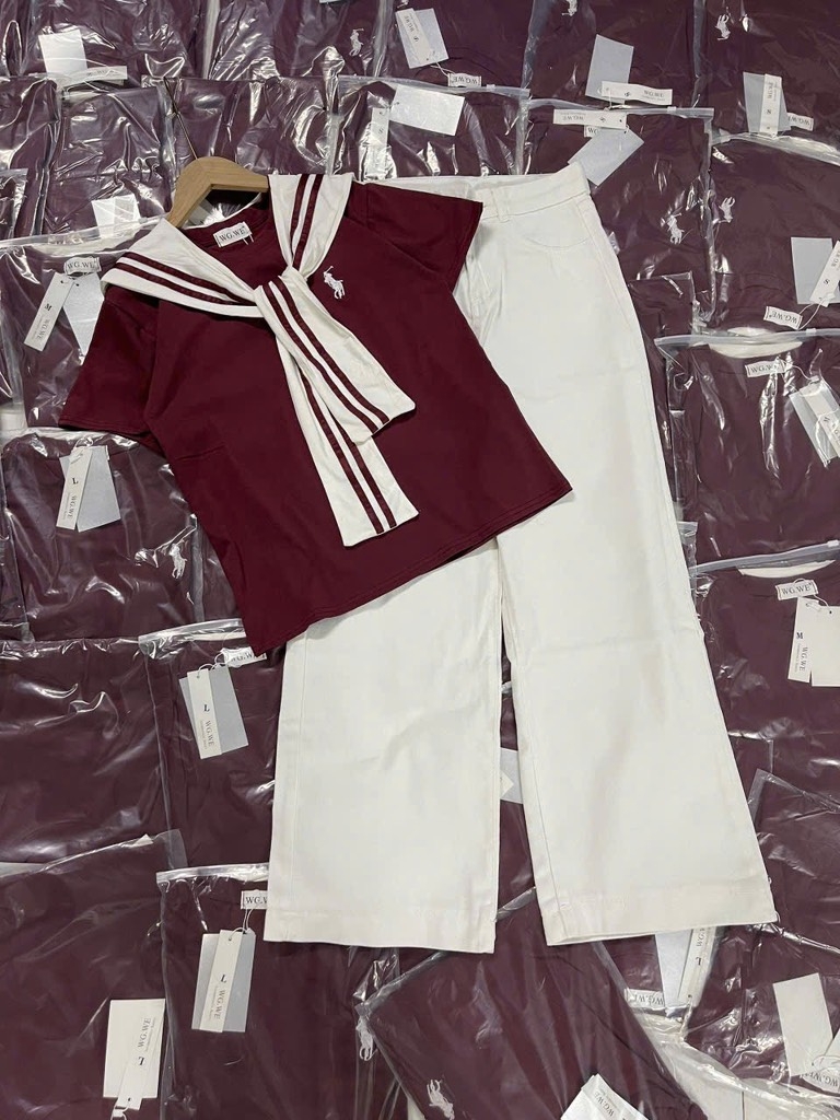 SET 3 CHI TIẾT ÁO JIEANS KHĂN NỮ