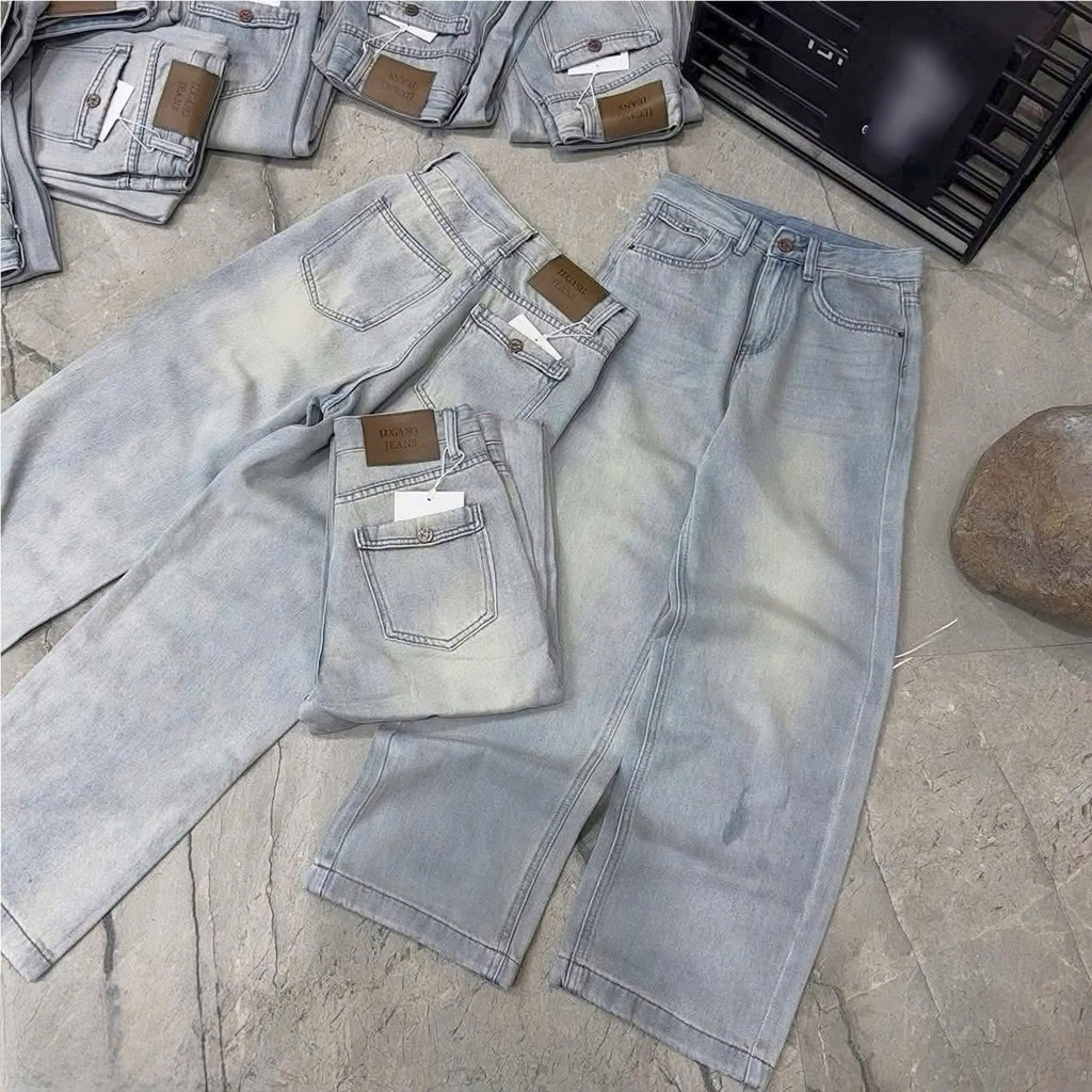 SET ÁO PHÔNG THÊU NGỰA MIX QUẦN JEAN NỮ