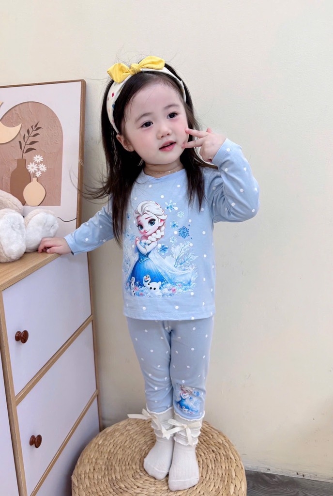 SET 2 BỘ DÀI EOSA TONE BE DƯƠNG BÉ GÁI