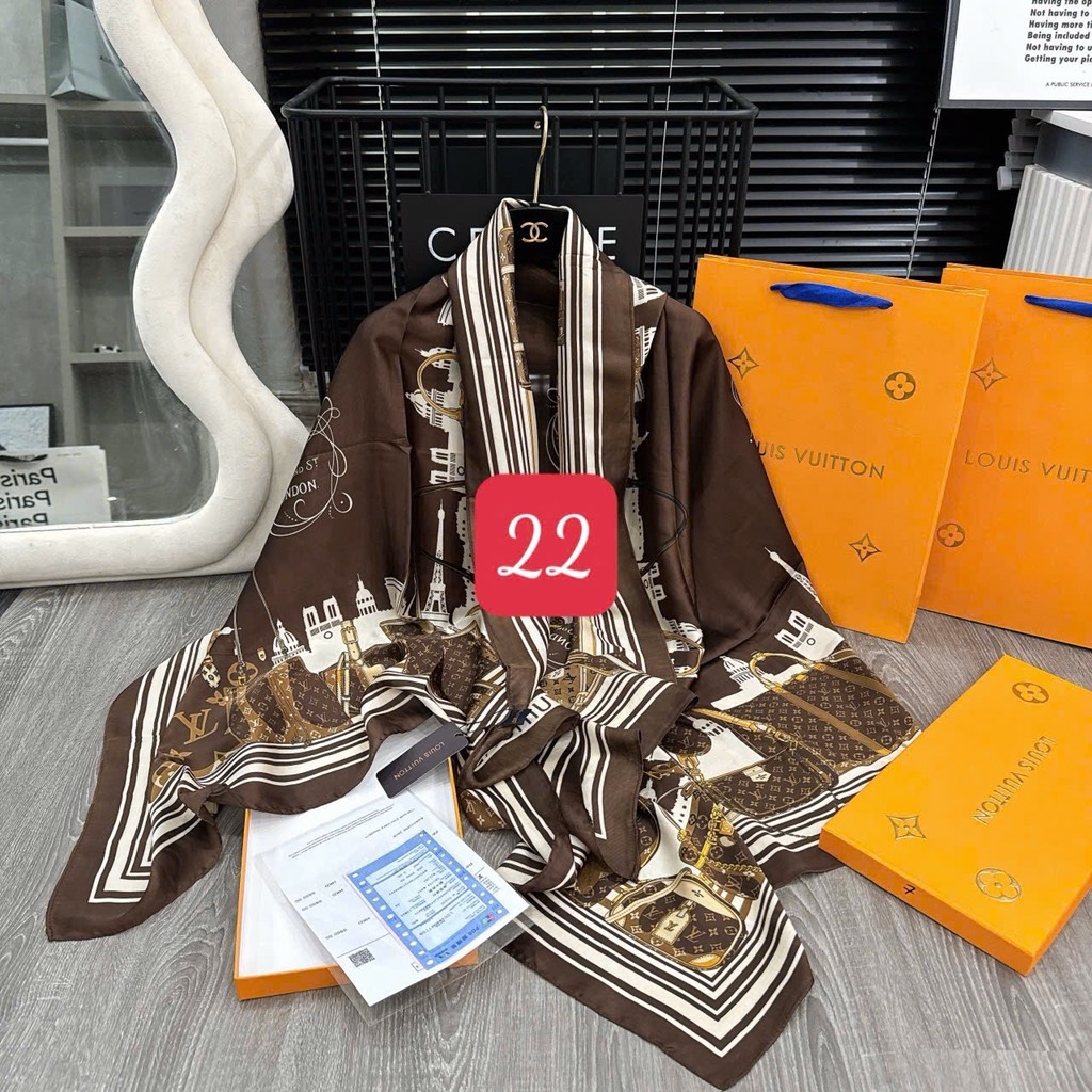 KHĂN LỤA TẶNG QUÀ 20/11 FULL BOX+ TÚI GIẤY+ BILL