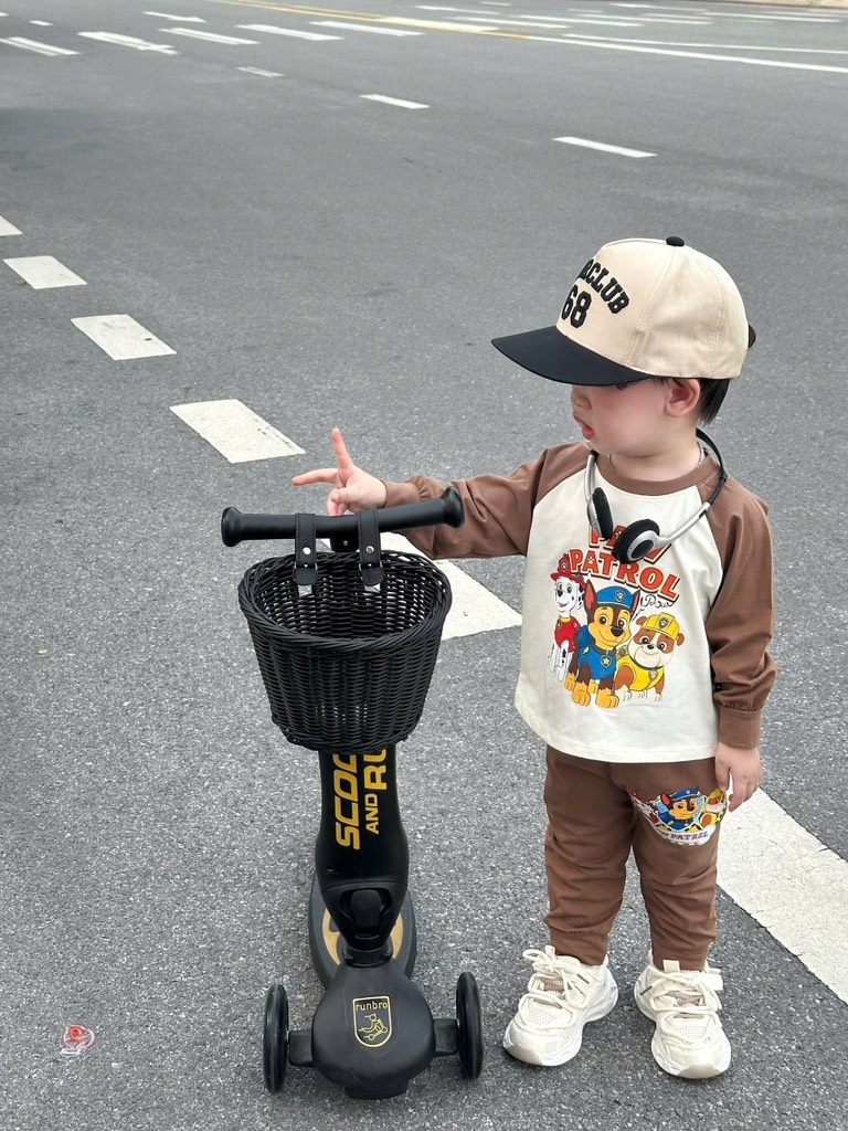 SET 2 BỘ DÀI PAW PATRAL TONE NÂU KẺ BÉ TRAI