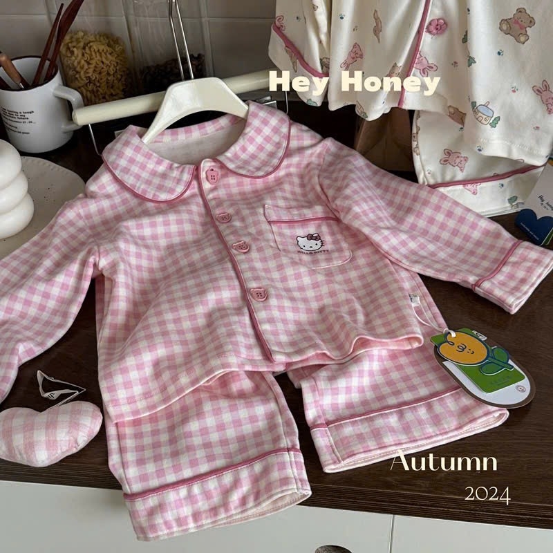 SET 2 BỘ ĐŨI DÀI PIZAMA 2 MÀU BÉ TRAI BÉ GÁI