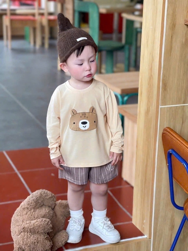 SET 3 ÁO DÀI TAY TONE BE HÀN XẺNG BÉ TRAI